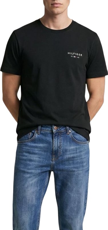 Tommy Hilfiger Jeans Black Cotton T-Shirt