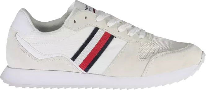 Tommy Hilfiger White Polyester Sneaker