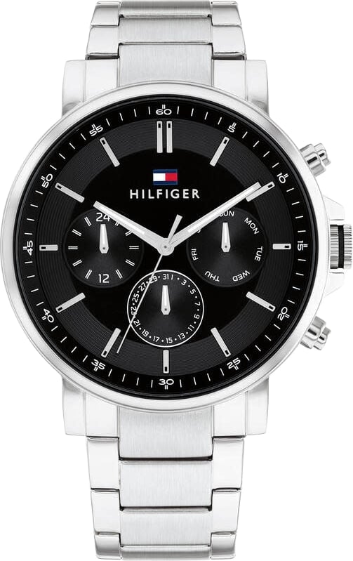 Tommy Hilfiger TH1710667 Horloge Heren Zilverkleurig 44mm