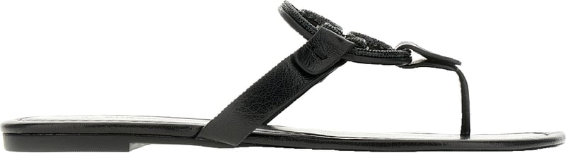 Tory Burch Black leather Miller sandals