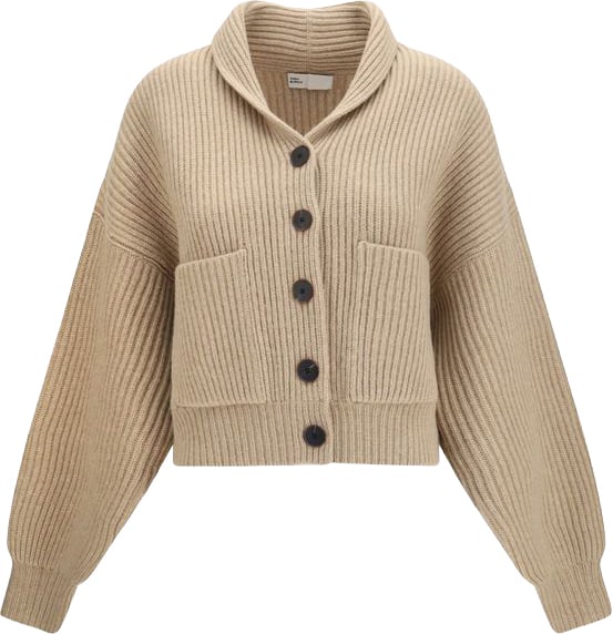 Cropped Wide Collar Ribbed Knit Sweater