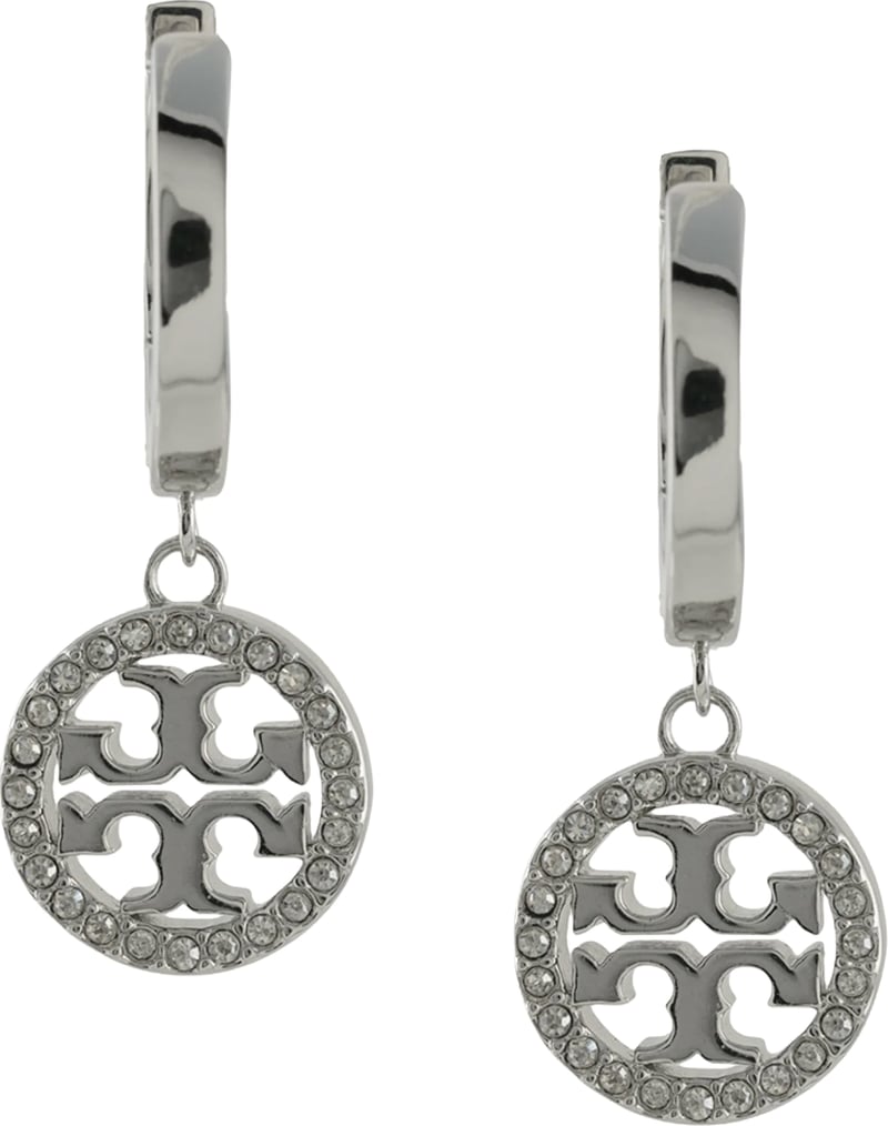 Tory Burch Silver Brass Earrings