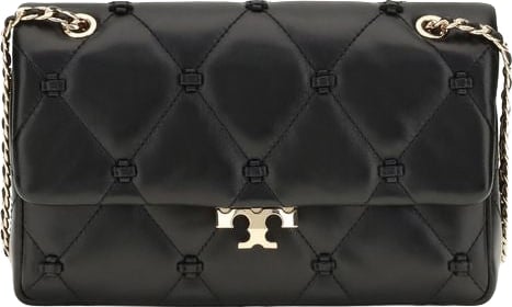 Tory Burch Black Napa Leather / Calf Bos Taurus Shoulder Bag
