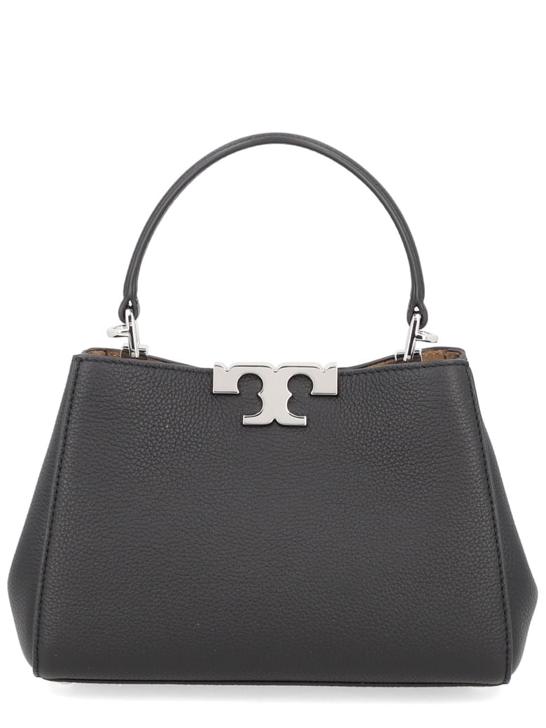 Eleanor Structured Leather Top Handle Bag