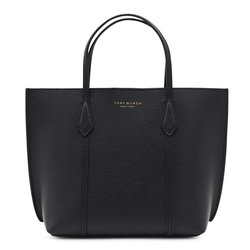 Black Leather Small Perry Tote