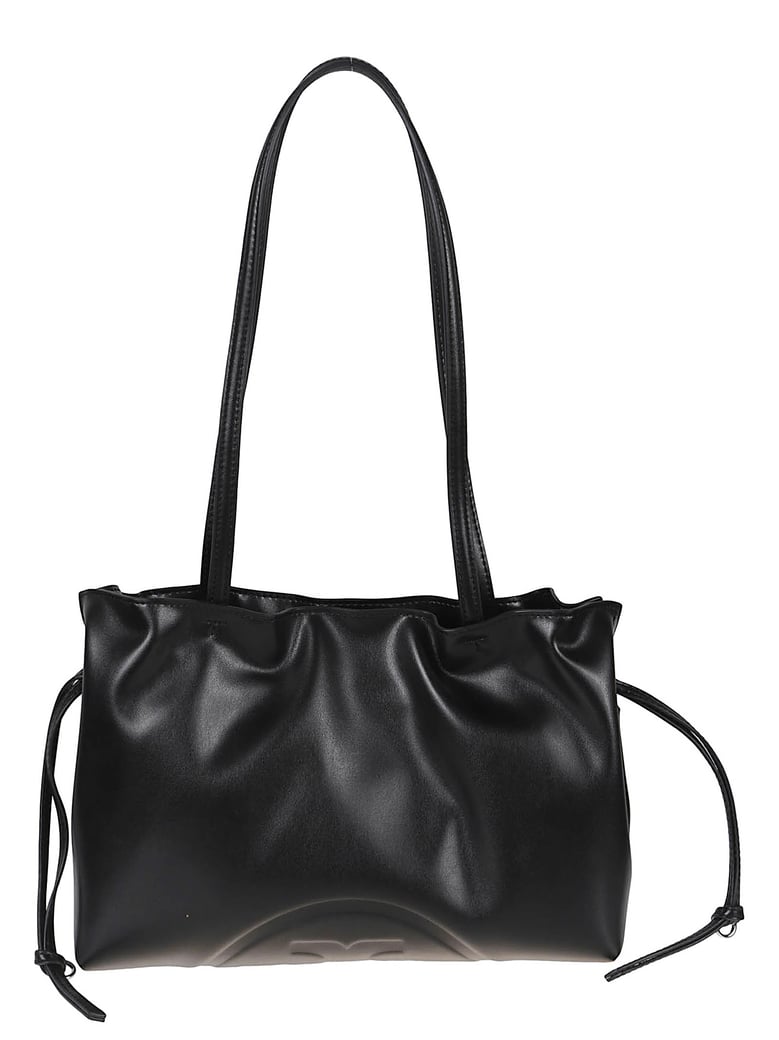 Black Rubber Ella Mini Tote Bag