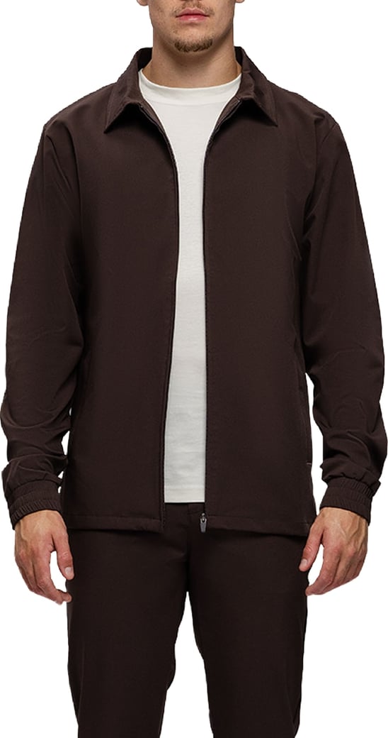 Triad'oro Tracksuit Jacket Collar Jacket Collar Brown