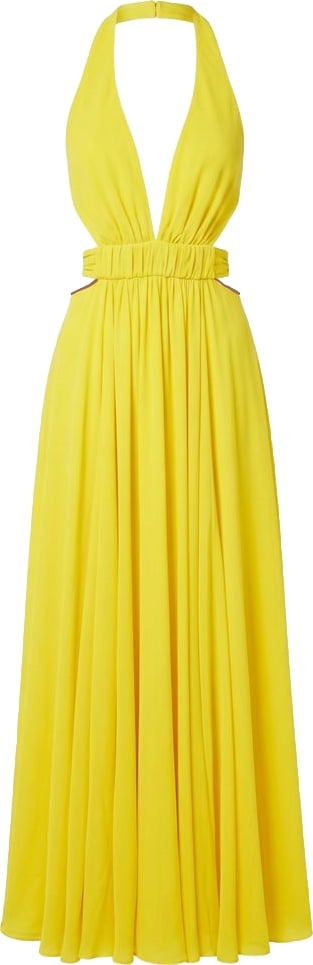 Trussardi Yellow Viscose Women Dress
