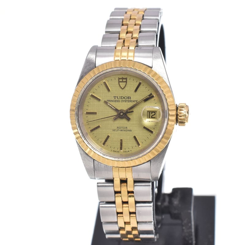 Tudor Princess Oyster Date Automatic Stainless Steel and 18K Yellow Gold 25