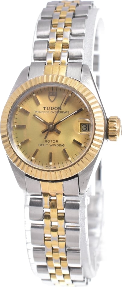 Tudor Princess Oyster Date Automatic Stainless Steel and 18K Yellow Gold 25