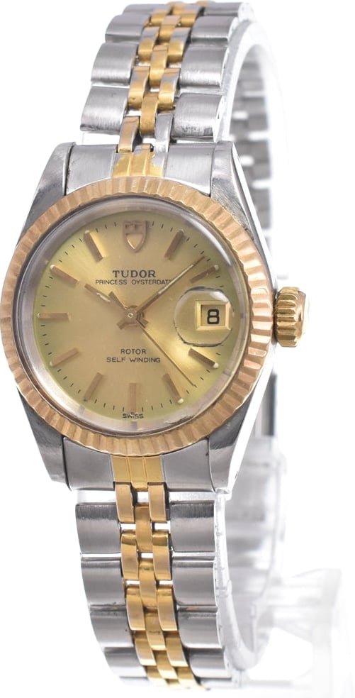Tudor Princess Oyster Date Automatic Stainless Steel and 18K Yellow Gold 25