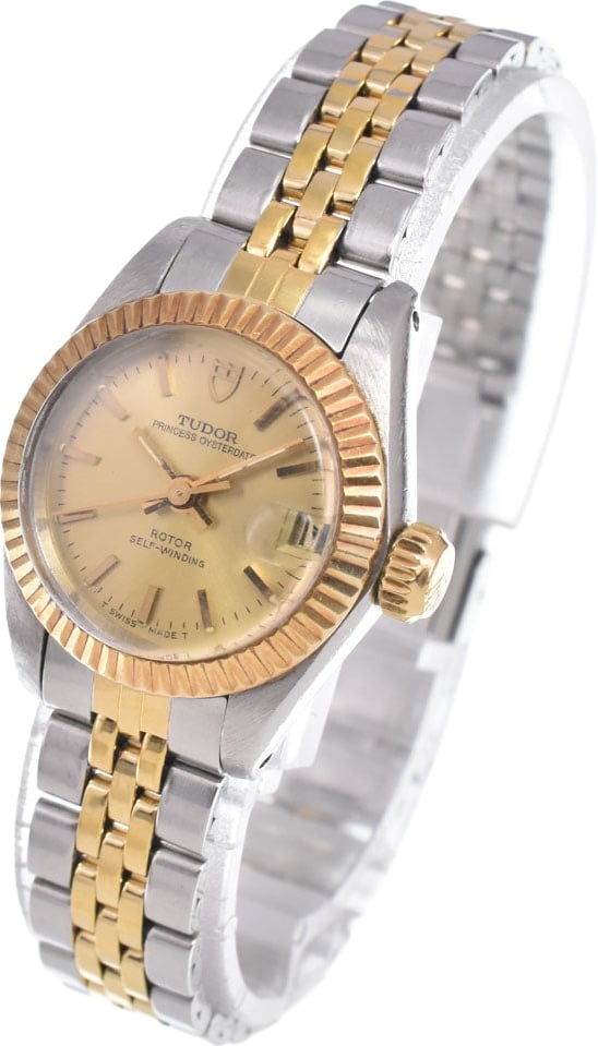 Tudor Princess Oyster Date Automatic Stainless Steel and 18K Yellow Gold 25