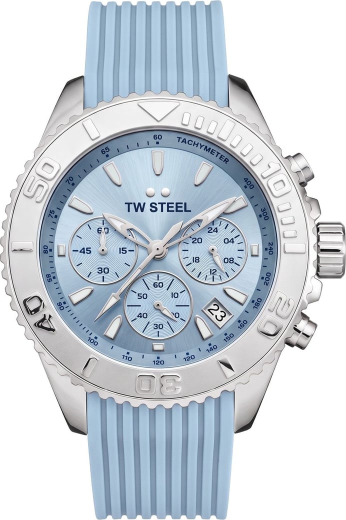 TWVA9 Vanceur Diver Ice Blue chronograaf horloge