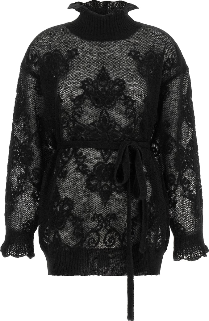 Twin Set Jacquard Yarn Sweater