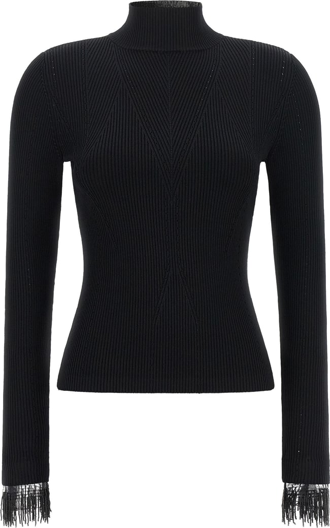 Twinset Black Viscose Cardigan