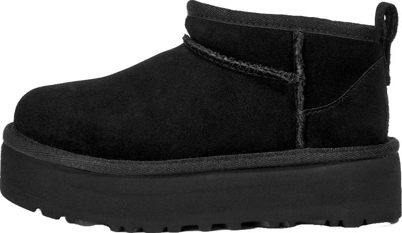 UGG Classic Ultra Mini Platform Boot 'Black' (Kids)