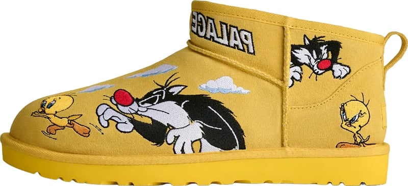 UGG Classic Ultra Mini Boot 'Palace x Looney Tunes Yellow'