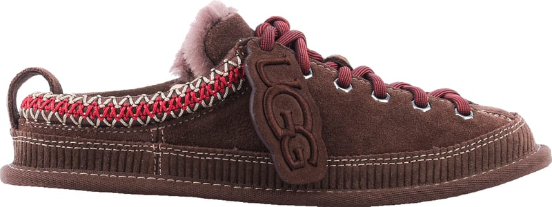 Heritage Lace Up Slipper Burnt Cedar