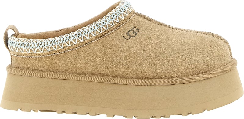 UGG Beige Leather Mules