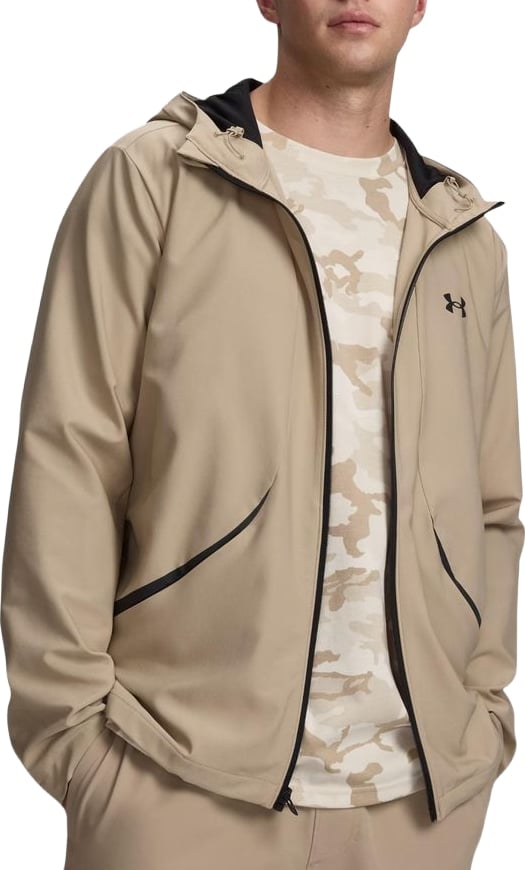 Under Armour Beige Polyester Hoodie