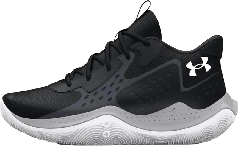 Under Armour Jet '23 GS Basketbalschoen Zwart Grijs