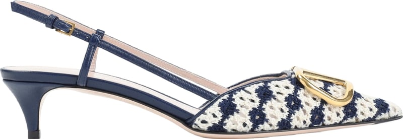 Valentino Garavani V Logo Slingback