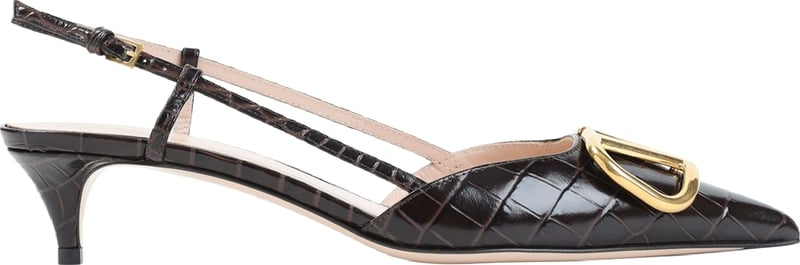 Valentino Garavani V Logo Signature Slingback