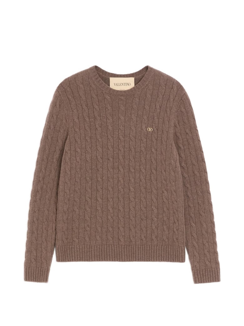 Maglia Cable-Knit Cashmere Sweater