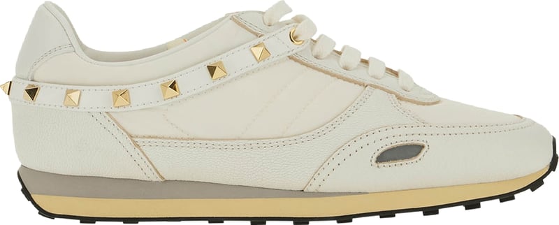 Valentino Suede and nylon Stud Up sneakers