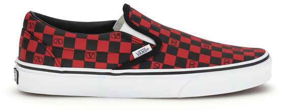 Valentino Garavani Red Cotton Low Top Sneakers