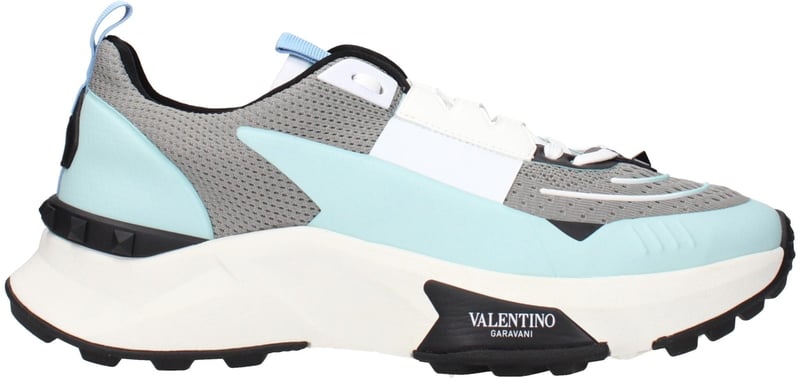 Valentino Garavani Gray Fabric Athletic Sneakers