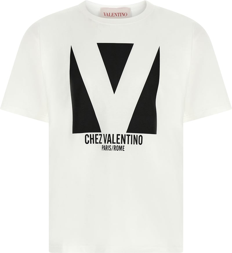 Valentino Garavani Bicolor Cotton T-Shirt