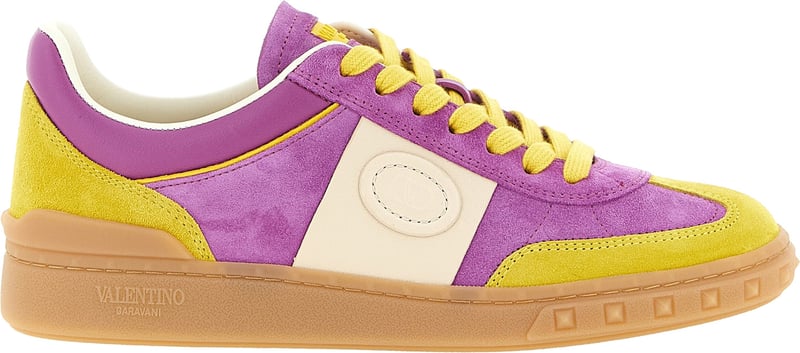 Valentino Garavani Multicolor Calfskin Athletic Sneakers