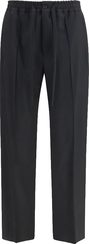 Valentino Garavani Black Cotton Chino Pants