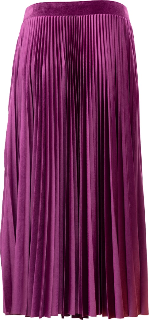 Valentino Garavani Women Purple Silk Skirt