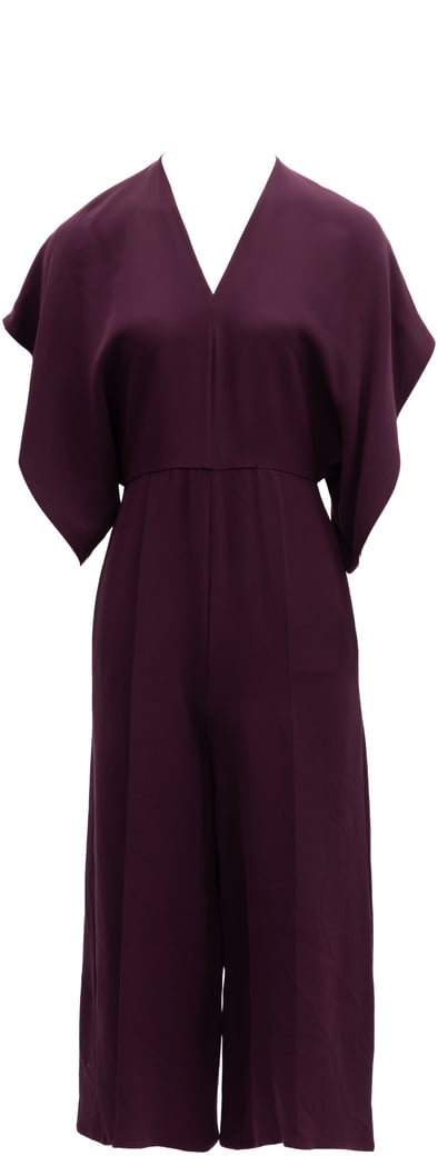 Valentino Garavani Women Dark Purple Jumpsuit