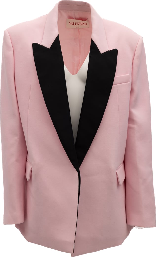 Valentino Garavani Pink Tuxedo Blazer