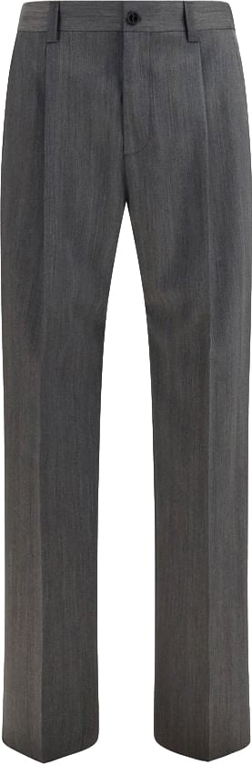 Valentino Garavani Gray Wool Oves Aries Dress Pants
