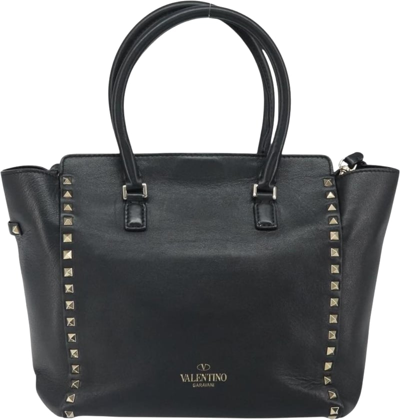 Valentino Garavani 1975 Rockstud Striped Leather Medium
