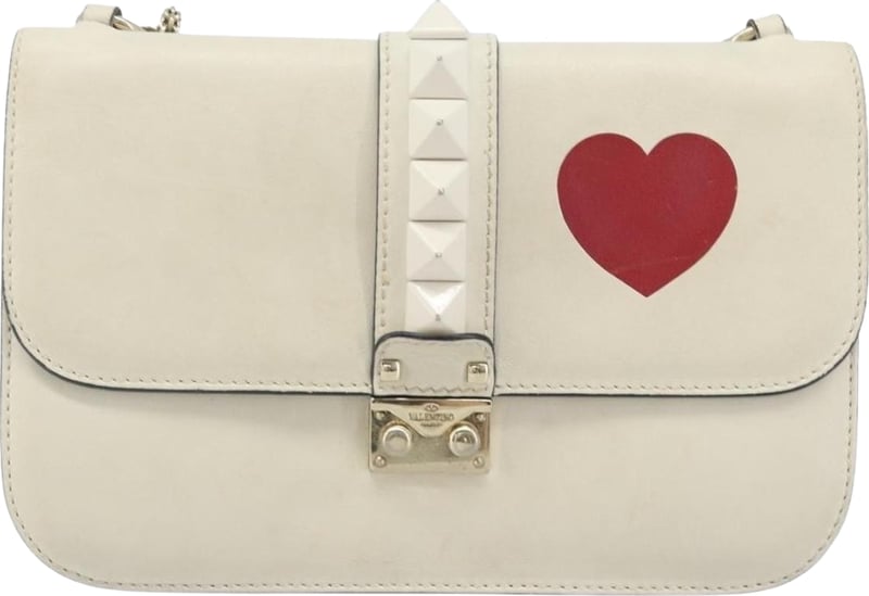 Valentino Garavani Glam Lock Leather Medium