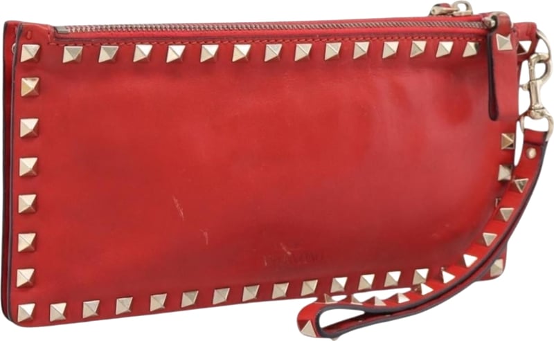 Valentino Garavani Rockstud Clutch Leather Large