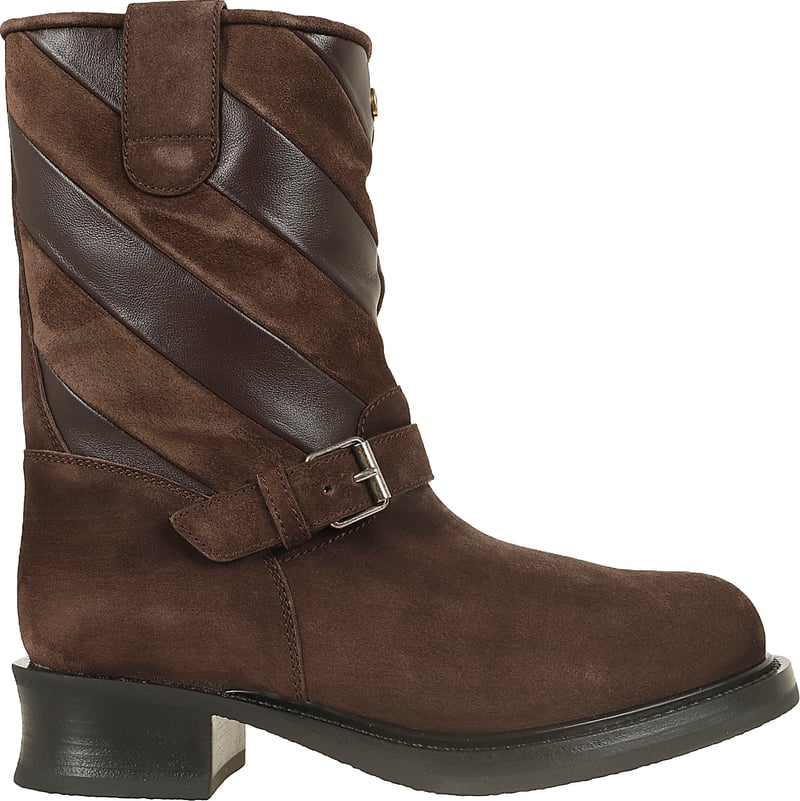 VALENTINO GARAVANI BOOTIE | RAYONS | T. 15/40 | PATCHWORK NAPPA MATTE-NAPPA WAXY/CROSTA