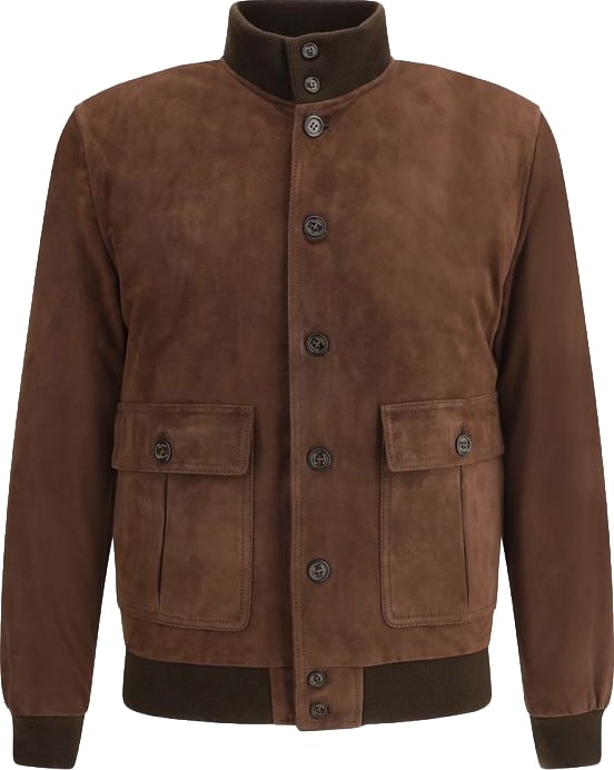 Valstar Brown Calf Leather Bos Taurus Bomber