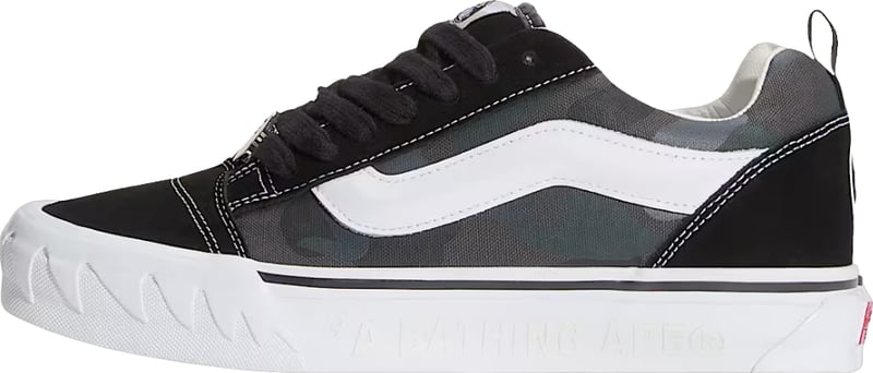 Vans Knu Skool Bape Camo Black 'Black Green Multicolor'