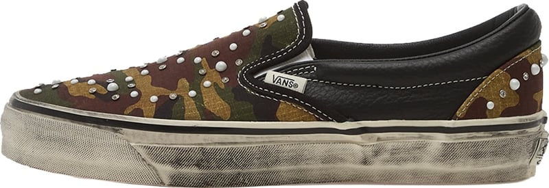 Vans LX Classic Slip-On 98 Pearlized Pack Camo Black 'Black Gray'