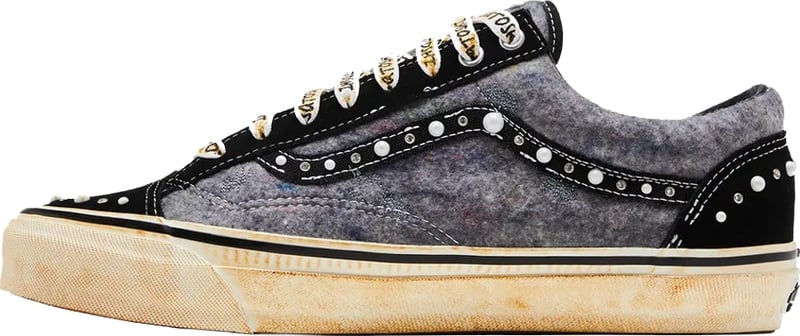 Vans OTW Old Skool Reissue 36 Satoshi Nakamoto Pearlized Speckled Moving Blanket Grey 'Gray White Black'