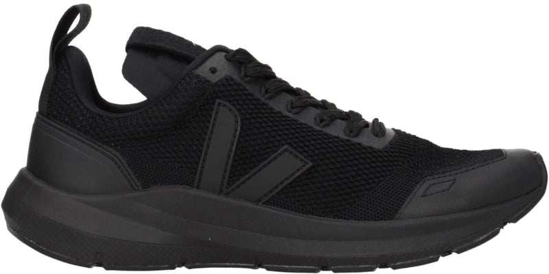 Veja Black Fabric Athletic Sneakers
