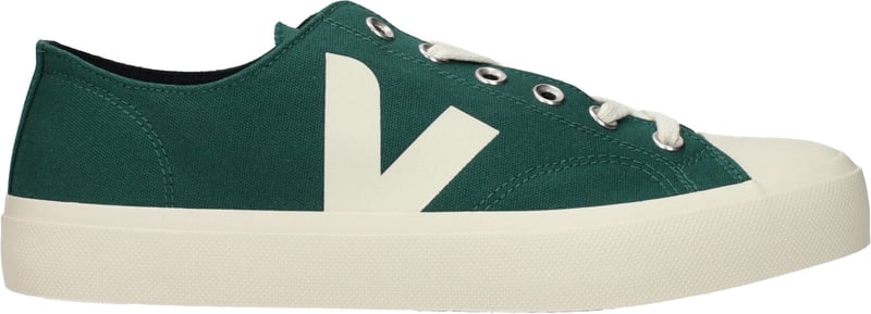 Veja Green Fabric Low Top Sneakers