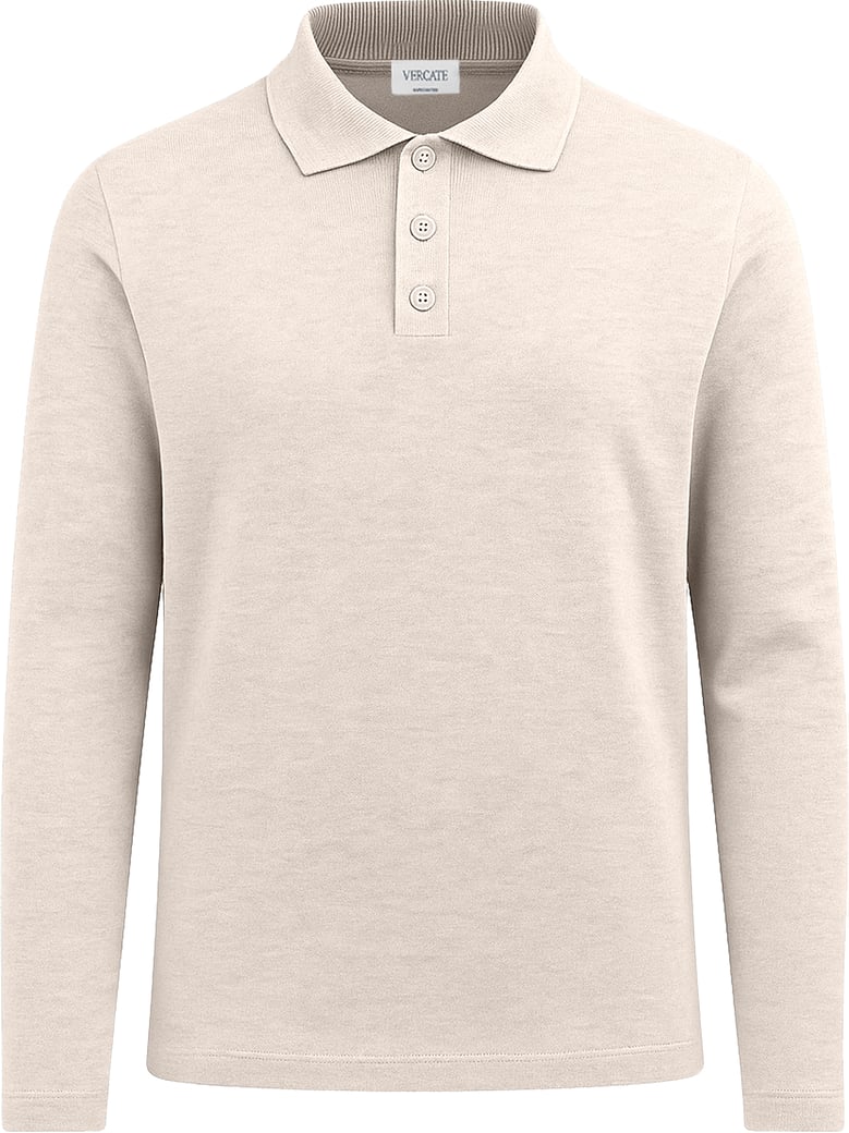 Knitted Poloshirt - Off White