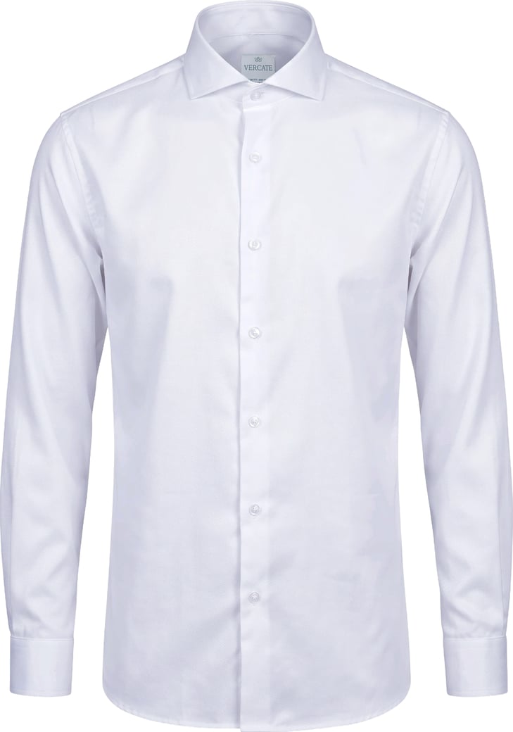 Strijkvrij Overhemd - Twill - Wit